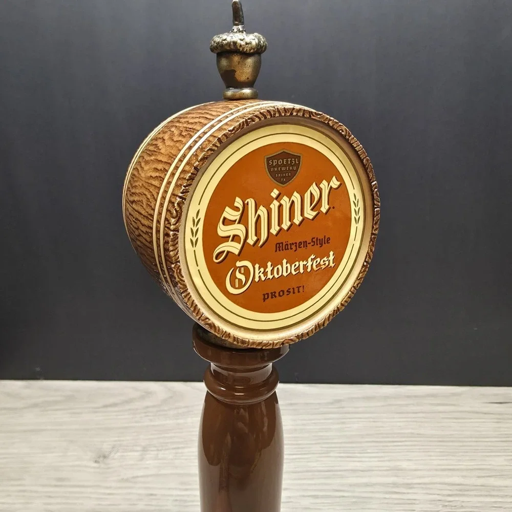 Shiner Oktoberfest Beer Marzen-Style Tap Handle - 12